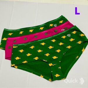 L - New 3 pcs Assorted Low-Rise Panties